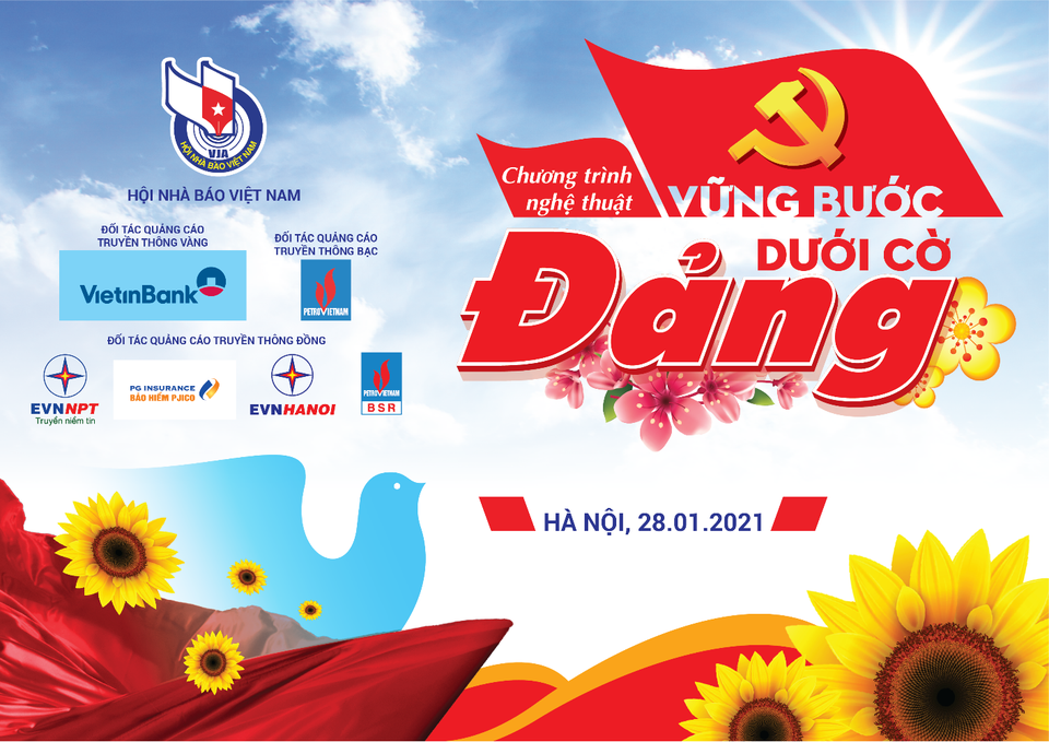 Hào hùng ngợi ca Đảng trong chương trình Vững bước dưới cờ Đảng - 1 Hào hùng ngợi ca Đảng trong chương trình Vững bước dưới cờ Đảng - 1