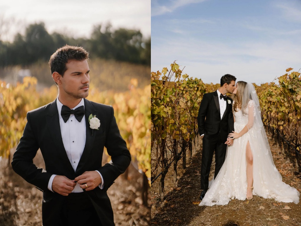 Hôn lễ cổ tích và bà xã xinh như minh tinh của người sói Taylor Lautner - 9 Hôn lễ cổ tích và bà xã xinh như minh tinh của người sói Taylor Lautner - 9