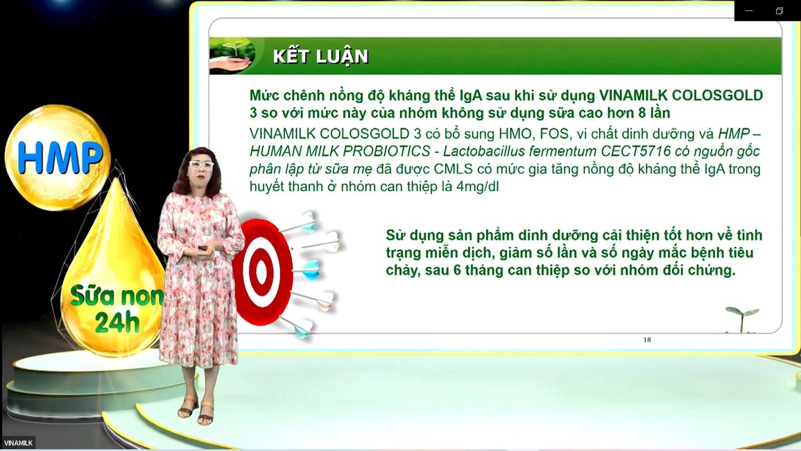Hội thảo khoa học về tăng cường miễn dịch cho trẻ từ sữa non và lợi khuẩn HMP - 2 Hội thảo khoa học về tăng cường miễn dịch cho trẻ từ sữa non và lợi khuẩn HMP - 2