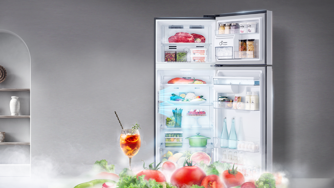 Nâng cao chất lượng bảo quản thực phẩm tại nhà với tủ lạnh LG Ngăn đá trên - 1 Nâng cao chất lượng bảo quản thực phẩm tại nhà với tủ lạnh LG Ngăn đá trên - 1