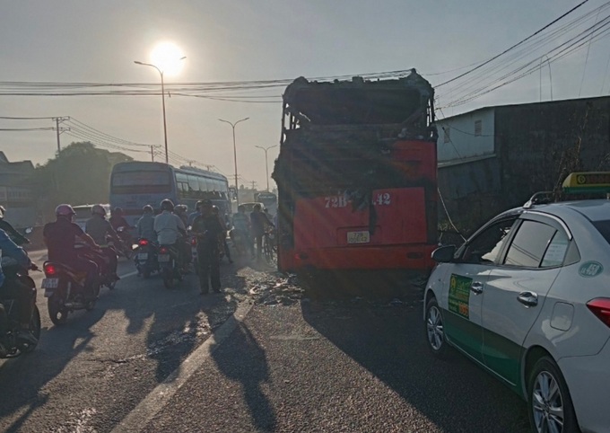 Hiện trường vụ cháy.