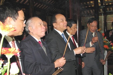 Khánh thành nhà lưu niệm nguyên Bí thư TƯ Đảng Hoàng Anh