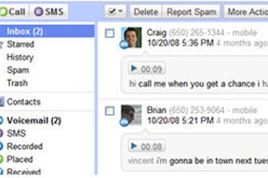 Google biến thư thoại thành e-mail