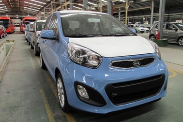 Xe KIA Morning 2013 có giá từ 384 triệu đồng