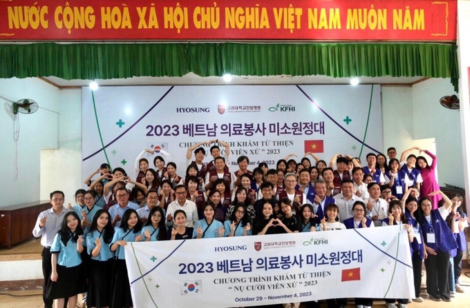 “Nụ cười viễn xứ” năm 2023 được thực hiện tại xã Xuân Đông, huyện Cẩm Mỹ, tỉnh Đồng Nai