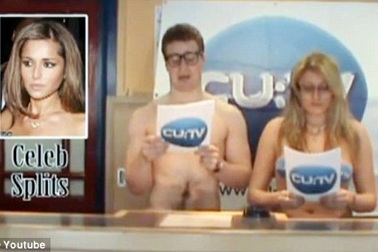 Xôn xao sinh viên ĐH Cambridge khỏa thân làm bản tin