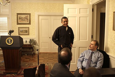 Chùm ảnh: Xem Obama chuẩn bị bài phát biểu nhậm chức