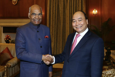 Thủ tướng Nguyễn Xuân Phúc hội kiến Tổng thống Ấn Độ