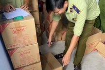 Nghi độn mủ trôm để chế biến nước yến?