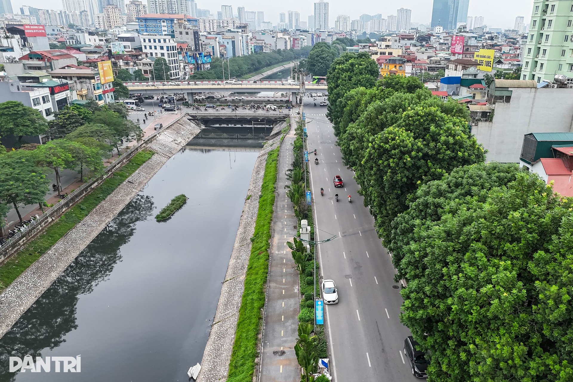 Hình hài 2 tuyến đường dự kiến dành riêng cho xe đạp ở Hà Nội - 1 Hình hài 2 tuyến đường dự kiến dành riêng cho xe đạp ở Hà Nội - 1