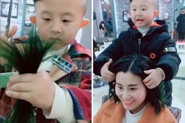 Cậu bé 6 tuổi gây bão mạng vì tạo mẫu tóc “siêu ngầu”