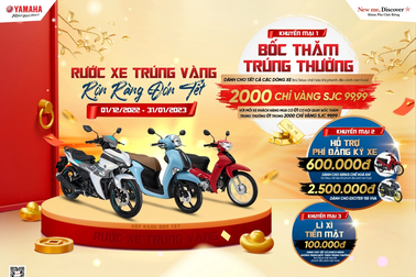 Mua xe Yamaha chào xuân Quý Mão đón lộc vàng may mắn