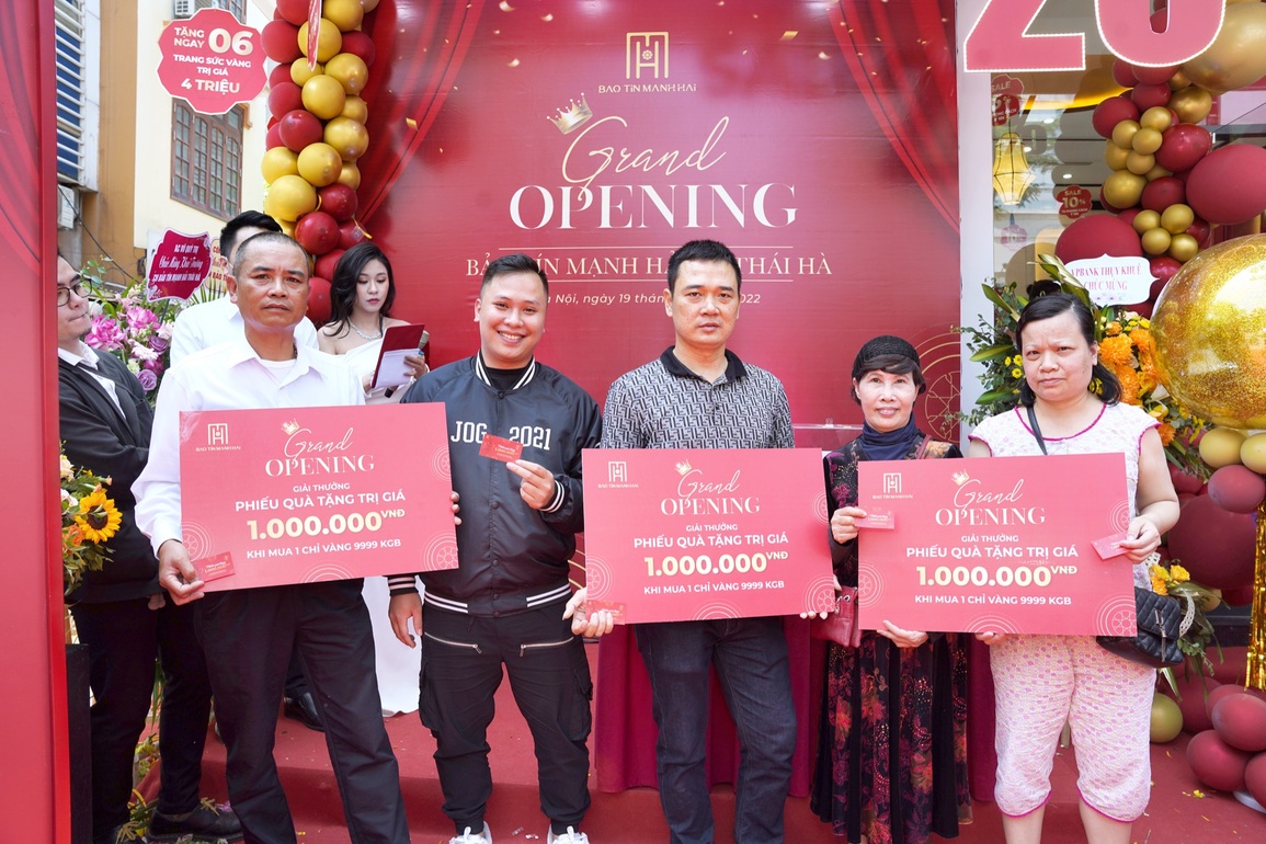 Khai trương Bảo Tín Mạnh Hải 73 Thái Hà - Khởi đầu cho chuỗi mở rộng - 5 Khai trương Bảo Tín Mạnh Hải 73 Thái Hà - Khởi đầu cho chuỗi mở rộng - 5