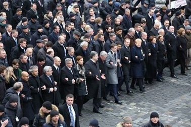 Nhiều lãnh đạo thế giới tuần hành ủng hộ Ukraine 