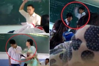 Học sinh lớp 2 bị cô giáo véo tai khâu 2 mũi