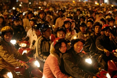 Từ năm 2009, kiểm tra khí thải xe máy