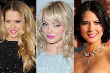 Kiều nữ thích tô son hồng