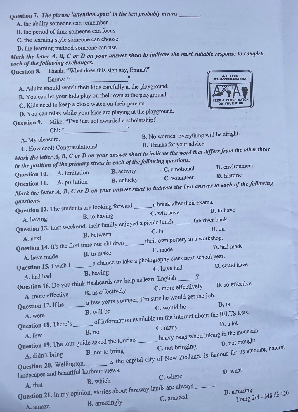Mặt trái thiết bị điện tử với giới trẻ vào đề tiếng Anh thi lớp 10 ở Hà Nội - 14 Mặt trái thiết bị điện tử với giới trẻ vào đề tiếng Anh thi lớp 10 ở Hà Nội - 14