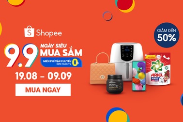 Siêu ưu đãi nổi bật tại Shopee 9.9 Ngày Siêu Mua Sắm
