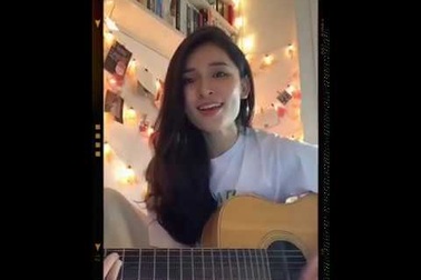 Á hậu Thùy Dung cover "Việt Nam ơi! Đánh bay Covid"