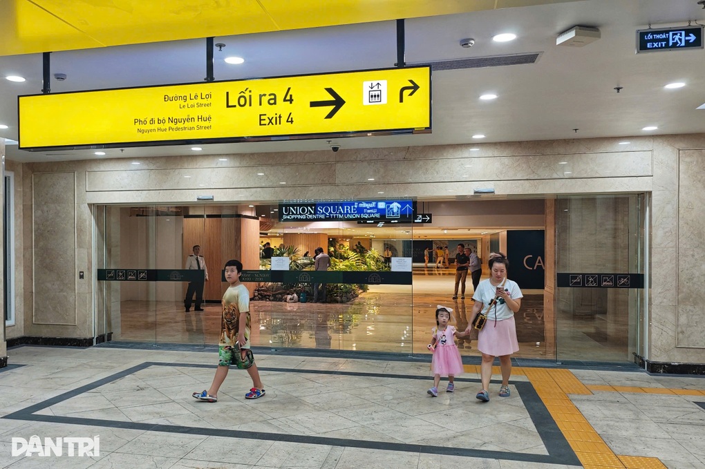 Nối thông ga ngầm metro TPHCM với tầng hầm trung tâm thương mại - 1 Nối thông ga ngầm metro TPHCM với tầng hầm trung tâm thương mại - 1