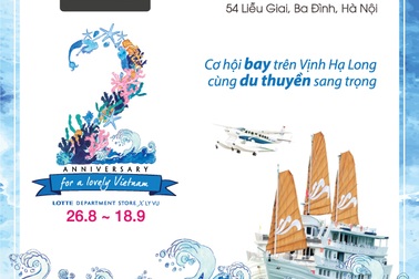 Tưng bừng khuyến mãi mừng sinh nhật Lotte Department Store tròn 2 tuổi