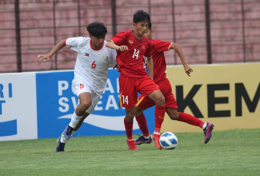 U16 Việt Nam thắng đậm Philippines, chờ quyết đấu Indonesia - 2 U16 Việt Nam thắng đậm Philippines, chờ quyết đấu Indonesia - 2