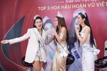 Top 3 Hoa hậu đọc rap, hát bolero, "bắn" tiếng Anh khi giao lưu tại Dân trí