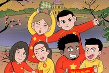 Xuân Son, Huỳnh Như đi vào thơ chúc Tết của FIFA dành cho bóng đá Việt Nam