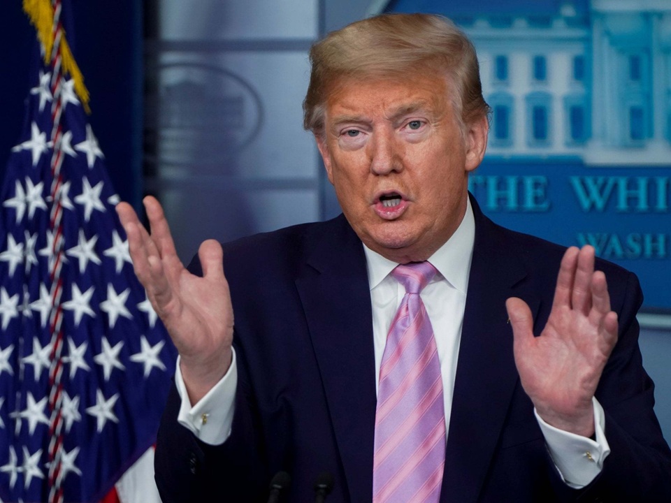 Ông Trump tố WHO nhận tiền tài trợ của Mỹ nhưng thiên vị Trung Quốc - 1 Ông Trump tố WHO nhận tiền tài trợ của Mỹ nhưng thiên vị Trung Quốc - 1