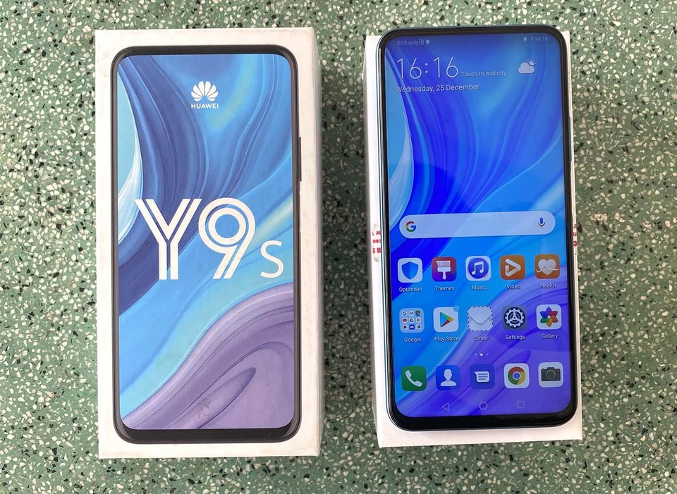 Đập hộp Huawei Y9s chính hãng camera trượt, pin khoẻ - 2 Đập hộp Huawei Y9s chính hãng camera trượt, pin khoẻ - 2