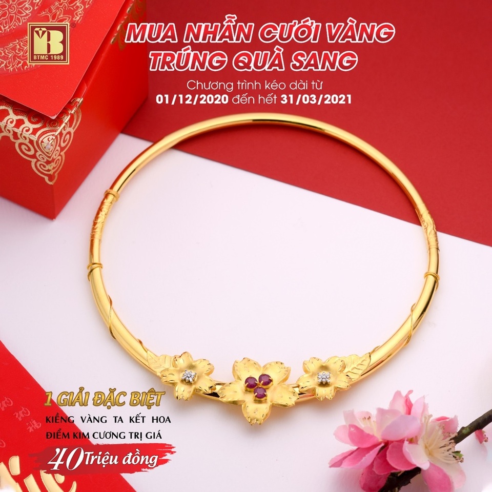 Mua nhẫn cưới vàng trúng quà sang đợt 2 tại Bảo Tín Minh Châu - 2 Mua nhẫn cưới vàng trúng quà sang đợt 2 tại Bảo Tín Minh Châu - 2