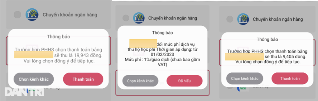 Mất thêm 2.000-20.000 đồng mỗi lần nộp học phí, gộp lại thành tiền tỷ - 3