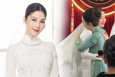 Lễ ăn hỏi Diễm My 9X: Chú rể phải ăn thanh long, bố ruột dặn dò xúc động