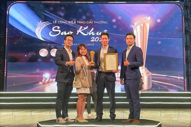 Nền tảng tăng trưởng GAPONE tỏa sáng tại Giải thưởng Sao Khuê 2022
