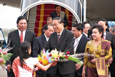 Đoàn Tổng Bí thư, Chủ tịch CHDCND Lào thăm Đà Nẵng