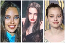 Ngưỡng mộ nhan sắc cực phẩm của ba thế hệ nhà Angelina Jolie