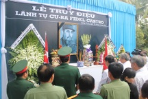 Tổ chức lễ truy điệu lãnh tụ Cuba Fidel Castro