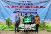 Khánh thành nhà Nhân ái dành tặng người phụ nữ cô đơn, khốn khó ở Bắc Kạn