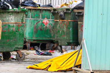 Phát hiện thi thể chưa rõ lai lịch cạnh điểm tập kết rác ở Đà Nẵng