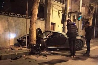 Porsche 918 Spyder tông gốc cây