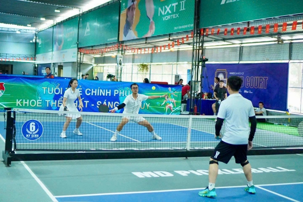 Sôi nổi giải Pickleball cán bộ Đoàn Thanh niên Chính phủ - 2 Sôi nổi giải Pickleball cán bộ Đoàn Thanh niên Chính phủ - 2