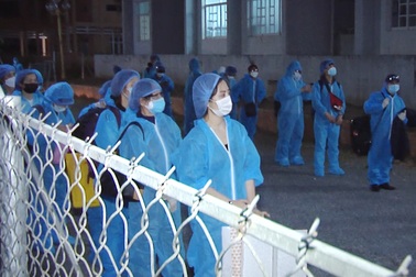 Tiếp nhận cách ly phòng dịch Covid-19 hơn 370 công dân về từ Hàn Quốc