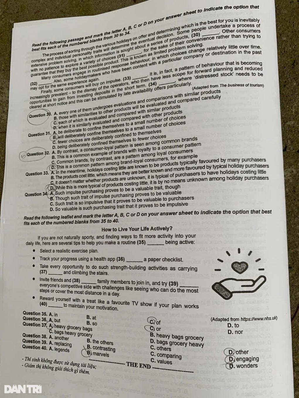Examen d'anglais pour le baccalauréat 2025 : difficile d'obtenir la note parfaite - 4 Đề thi tiếng Anh tốt nghiệp THPT 2025: Khó đạt điểm tuyệt đối - 4