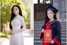 Nữ sinh xứ Thanh đẹp dịu dàng trong ảnh chia tay tuổi học trò