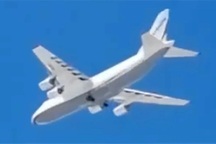 Máy bay vận tải hạng nặng bất ngờ xuất hiện trên bầu trời Kiev