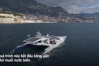Khám phá con tàu chạy bằng nhiên liệu "0 đồng", tự sản xuất hydro