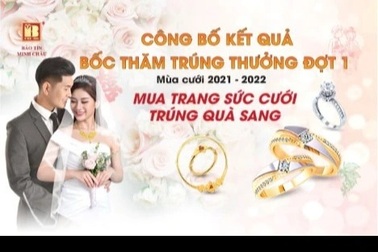 Bảo Tín Minh Châu trao 100 triệu đồng cho khách trúng thưởng mùa cưới đợt 1