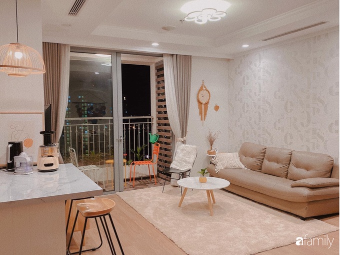 Căn hộ 130m² đẹp ngọt ngào nhờ tự trang trí của bà mẹ Hà Nội làm nghề thiết kế thời trang - Ảnh 4. Căn hộ 130m² đẹp ngọt ngào nhờ tự trang trí của bà mẹ Hà Nội làm nghề thiết kế thời trang - Ảnh 4.