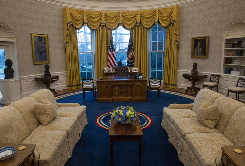 Ẩn ý của ông Biden qua cách bố trí căn phòng đầu não ở Nhà Trắng - 1 Ẩn ý của ông Biden qua cách bố trí căn phòng đầu não ở Nhà Trắng - 1